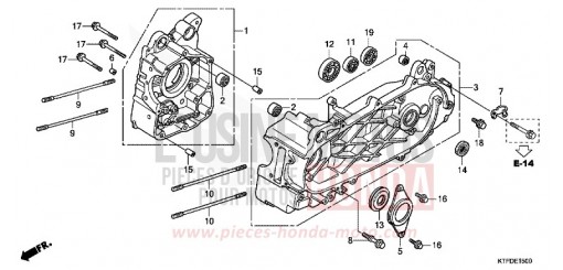CARTER MOTEUR SH125RB de 2011